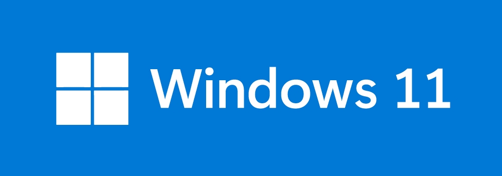 Windows 11 Blue background White Logo