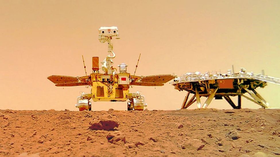 the full success of China's first Martian exploration mission